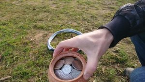 Тест на клад импульсного глубинного металлоискателя Rex Land Craft (Mikron Stinger 2)!