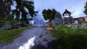 Let's take a flight around a heavily modded Skyrim at 3440x1440