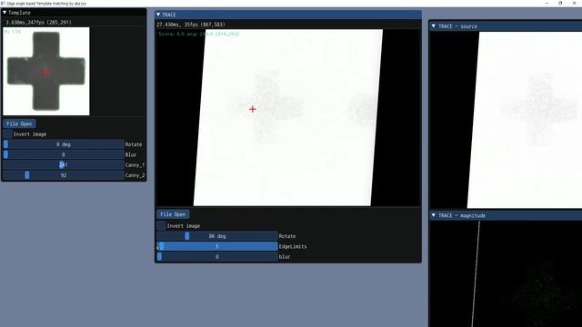 opencv edge based template matching #2