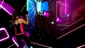 Beat Saber || FitBeat by Jaroslav Beck (Expert+) New Beat Saber fitness song! || Mixed Reality
