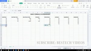 HOW TO USE FORMULAS IN WPS OFFICE | HOW TO APPLY FORMULA IN WPS | HOW TO USE FORMULAS IN SPREADSHEE