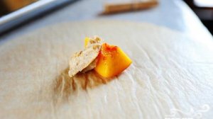 Блинчики с персиковой начинкой