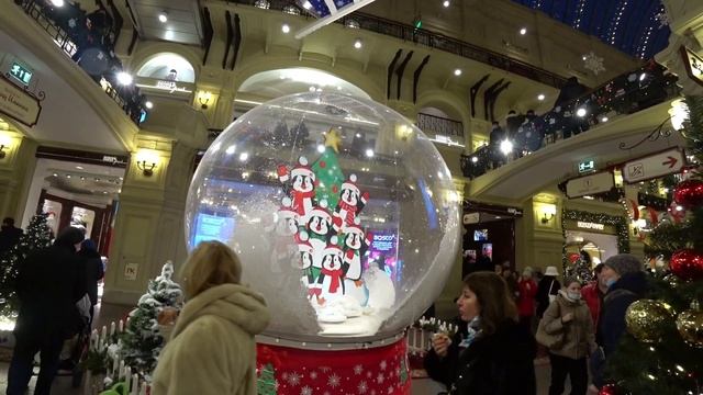 MOSCOW 2021. Новогодняя Москва 2021. Красная площадь. Как украсили ГУМ! New year in Moscow2021. GUM