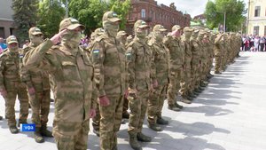 Из Уфы на боевое слаживание отправился башкирский батальон имени Миннигали Губайдуллина