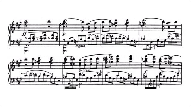 Alexander Glazunov - Piano Sonata No. 1, Op. 74