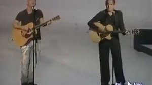 Eros Ramazotti & Adriano Celentano, Il ragazzo della via gluck. live TV rai