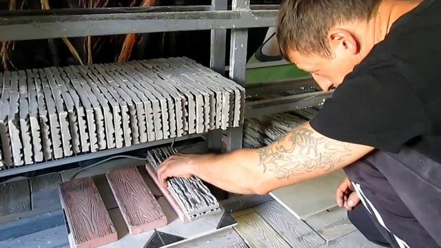 Как покрасить гипсовую плитку / декоративный камень
