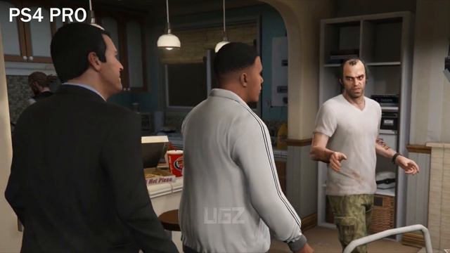 GTA 5 Enhanced Edition PS5 Vs PS4 PRO Graphics Comparison (4k 60FPS)