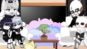 X tale react to cross sans!