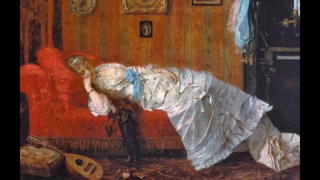 Бельгийский художник Alfred Émile Léopold Stevens (1823--1906) Акварельные портреты смотреть онлайн