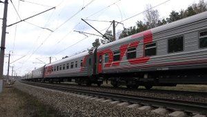 ЭП2К-062 со скорым поездом Оренбург - Екатеринбург