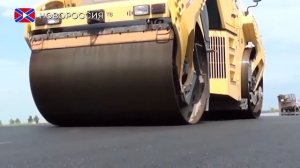 Продолжается текущий ремонт автодороги «Донецк Новоазовск Седово»  Видео Новороссия ТВ