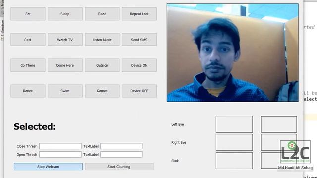 OpenCV Based Eye Blink Task Management System for Paralyzed Patients