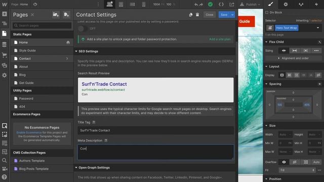 Search Engine Optimisation (SEO) with webflow - Part 49 Essential Webflow Guide смотреть онлайн