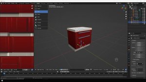 #2  Как создать свою мебель для Симс 4| Создание СС для The Sims 4 | Кухонная тумба в Blender 3D
