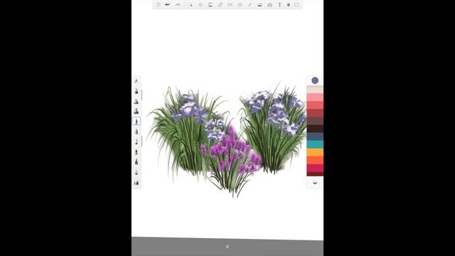 Скетч из коллажа - программа SketchBook смотреть онлайн