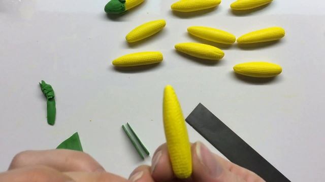 ПРОСТОЙ Мастер-класс / Кукуруза из полимерной глины / овощи из полимерной глины / Polymer clay