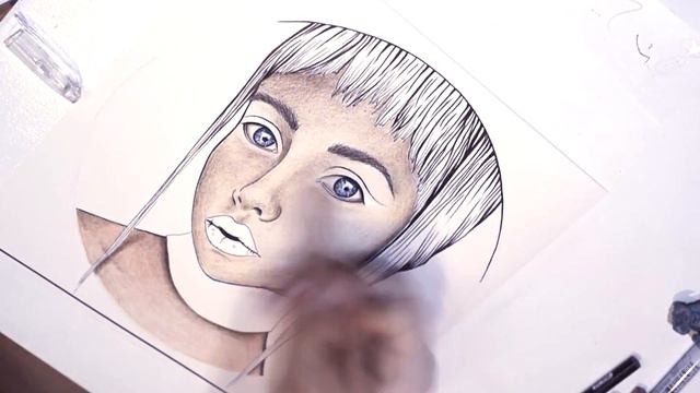 стилизованный портрет Елена Шейдлина смотреть онлайн