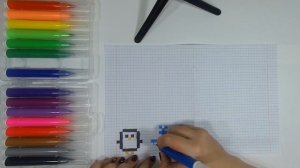 Рисуем схему браслета для плетения из бисера