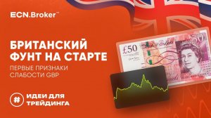 Британский Фунт на старте. Первые признаки слабости GBP | ИДЕИ ДЛЯ ТРЕЙДИНГА