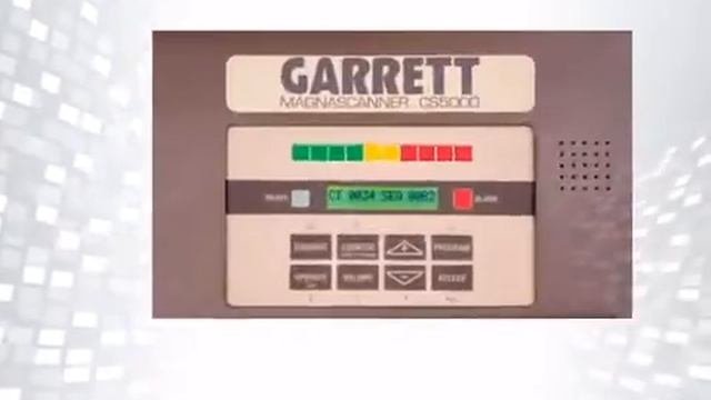 Garrett Magnascanner CS 5000 Security Metal Detector - Metaldetector.com