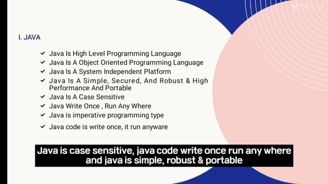 Day-5: What is java | Features of java | History of java versions | Java Full Stack Course |