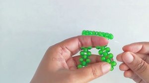 DIY How to make beaded letters / Alphabet R / Beaded keychain