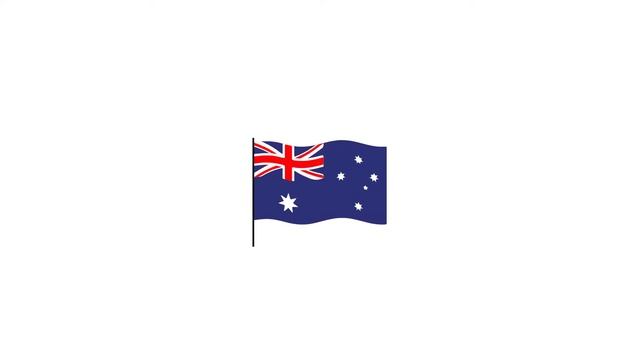 Australia flag Lottie JSON animation смотреть онлайн