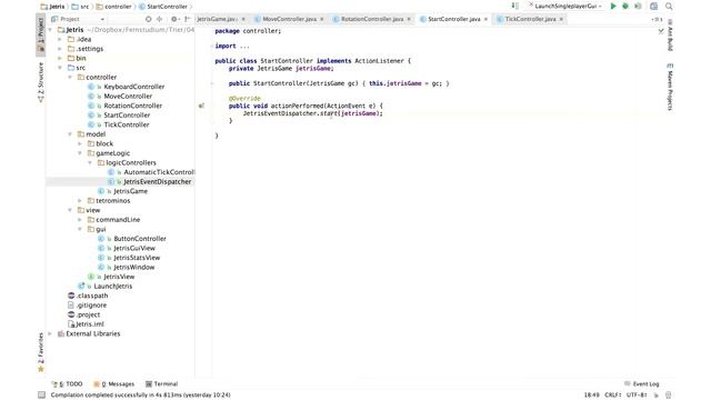 FUN mit FOPT #07 - Ein Tetris-Clon in Java - Die Controller-Komponente (2/2) смотреть онлайн