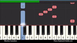 Among Us Distraction Dance Easy Piano Tutorial - Henry Stickmin Meme