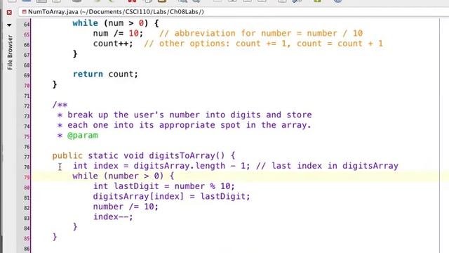 Lab 8: Num to digits: tidying of methods смотреть онлайн