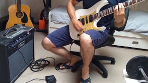 Prova amplificatore Ibanez IL15 con RG350 canale pulito