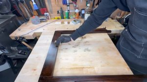 Burned Card Table RESTORATION