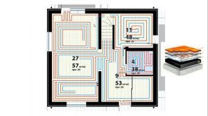 ? 3. РАСЧЕТ теплоотдачи ТЕПЛОГО ПОЛА, РАСЧЕТ ТЕПЛОПОТЕРЬ дома и сама РАСКЛАДКА ТРУБ своими руками