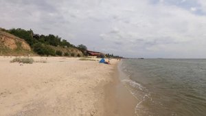 Очаков 2021/ Погода испортилась/ Обзор пляжа и моря в Очакове