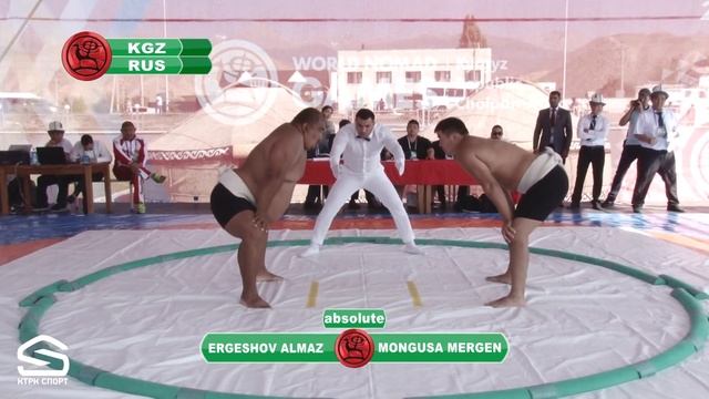 Сумо: Эргешов Алмаз - Монгуса Мерген смотреть онлайн