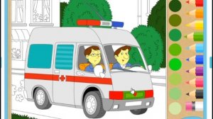 How to Draw | Ambulance| For kids & Как рисовать | Скорая помощь | Для детей