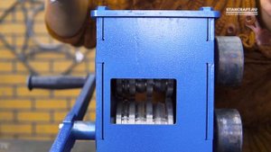 Обзор станка для усиления и сплющивания профильной трубы