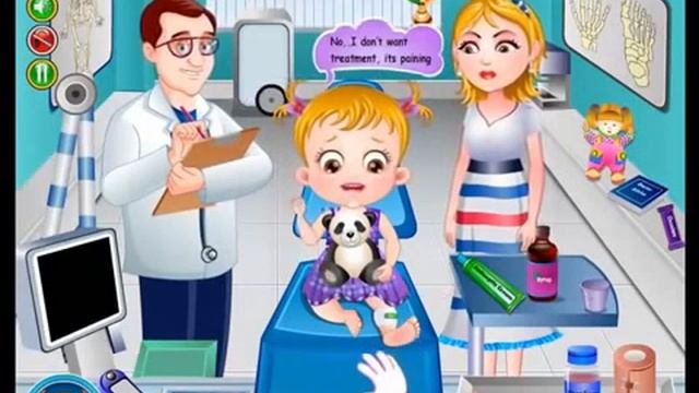 Бесплатные игры онлайн Baby Hazel 3D Game Video Малышка Хейзел игра для детей смотреть онлайн