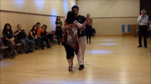 Milonga embelished zigzag steps