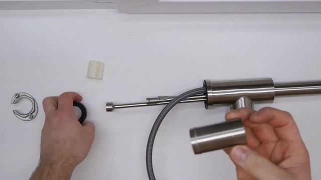 Разборка смесителя из нержавейки nanwo N-3126, смотреть онлайн