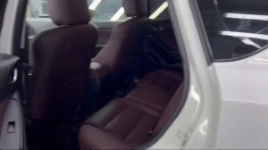 Перетяжка салона Mazda CX-5 с ткани на кожу с перфорацией