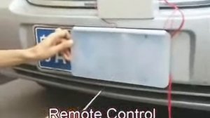 Электрохромная защитная пленка номер автомобиля