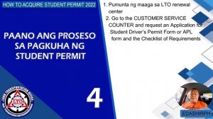 PAANO KUMUHA NG  STUDENT PERMIT STEP BY STEP GUIDE 2022 LTO |Edashirph