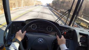 POV Bus Drive: 2011 Setra S417TC at BWI Airport