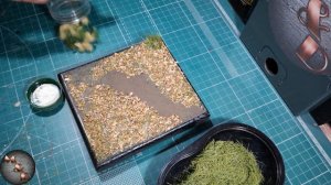 Диорама с 0.Часть 4. Как сделать траву на диораме