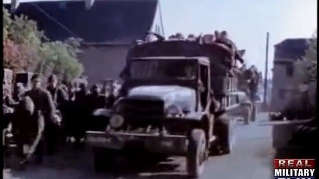 Rare Color Film at the Remagen Bridge, Germany - March 30, 1945 смотреть онлайн