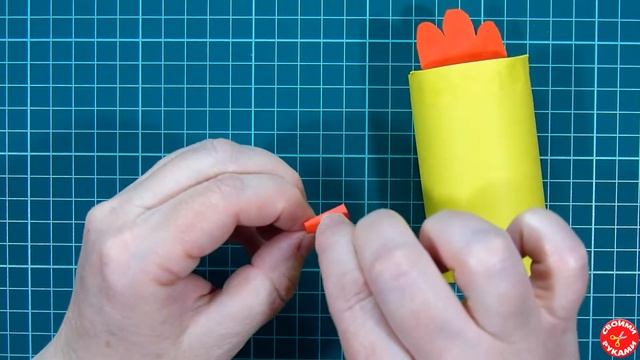 Как сделать петушка из втулки от туалетной бумаги ? смотреть онлайн