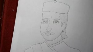 Sketch of Bhanubhakta Acharya||Pencil Sketch||Anu_Razz Bhatta_Rai||