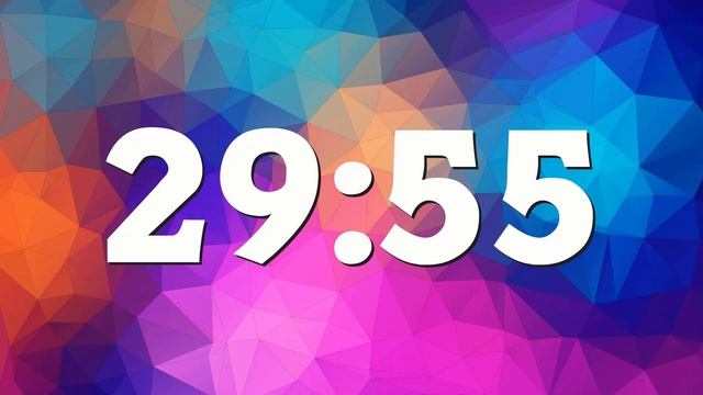 1 Hour Timer / 60 Minute Countdown ⏰ смотреть онлайн